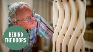 Britain&#39;s greatest furniture maker at work at his world-famous workshop