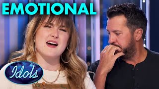 Singer Auditions With Emotional Song For Her Mom On American Idol 2024 | Idols Global
