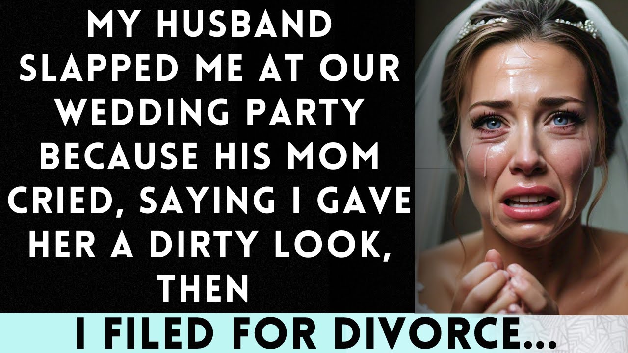 Husband Slapped Me at Our Wedding Party After His Mom Accused Me of Looking at Her with Contempt...