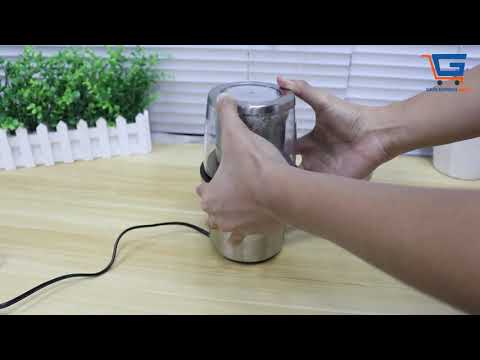 Gain Express Mall - [CE認證] 2合1 多功能乾濕兩用家用電動不銹鋼研磨機磨粉機咖啡磨豆機