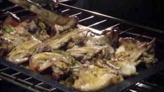 "Bell Pepper & Onion Baked Chicken" 1ON1w/Chef Newnue-