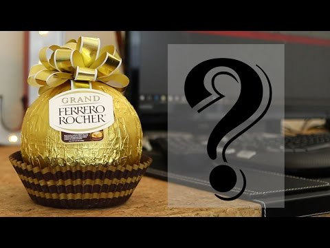 What's Inside a Giant Ferrero Rocher ?  ( Ferrero Rocher Grand )