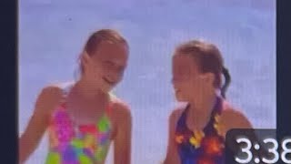 Mary Kate &amp; Ashley singing ￼Wild wet wacky wonderful world on the piano