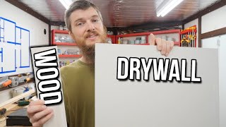 The Cost of Wood Walls vs Drywall - $$$