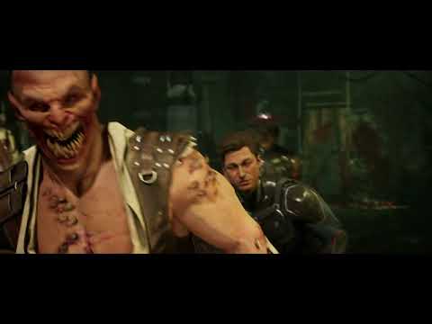 Reptile confronts Baraka from escaping