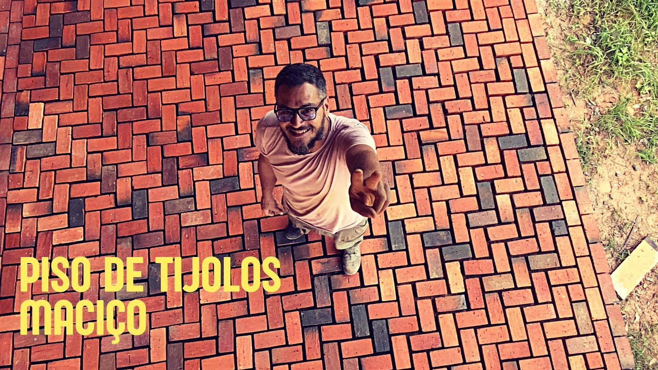 COMO FAZER PISO DE TIJOLOS MACIÇO? | Todos os detalhes neste vídeo! (Áudio corrigido)