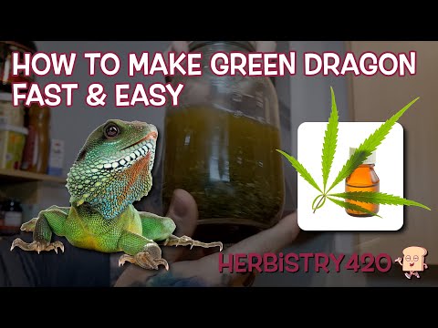 How to Make Green Dragon Tincture QWET Method — 12 Minutes