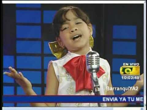 SALOME niña cantante de 8 años sorprendente! "me gustas mucho"