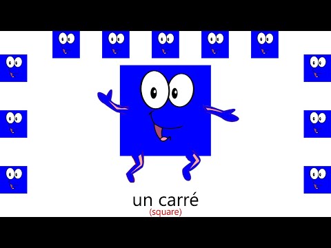 ♫ La Chanson des Formes ♫ French Shapes Song ♫ Les Formes en Français ♫ Learn French Basics ♫