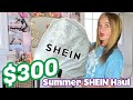 HUGE Summer SHEIN Haul Unboxing Try On