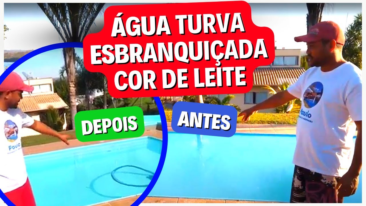Água turva, esbranquiçada e cor de leite aprenda a decantar - Confira o resultado!