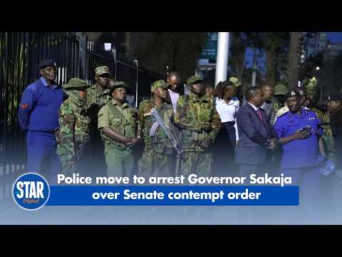 Police move to arrest Governor Sakaja over Senate contempt order