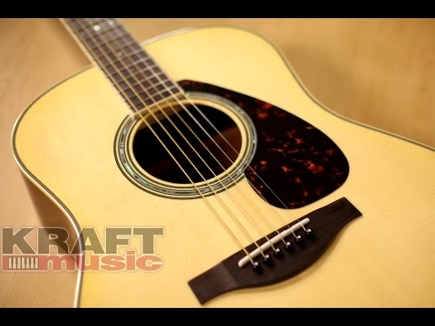 Yamaha LL6 ARE Original Jumbo Acoustic Electric Guitar - Natural image 3