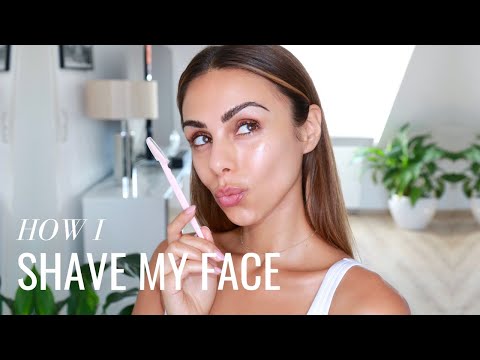 HOW I SHAVE MY FACE! | Smooth Glowing Skin | Annie Jaffrey Video