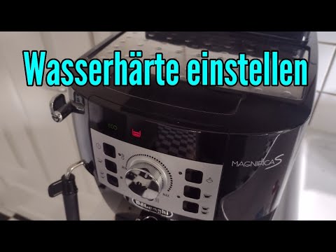 Delonghi Magnifica s Adjust water hardness Select water hardness