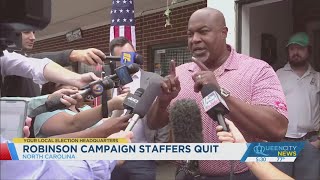 Several members of Robinson campaign staff resign
