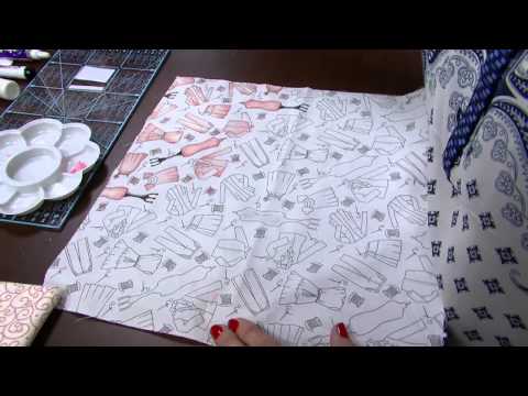 Mulher.com - 29/09/2015 - Porta pijama em tecido - Vera Brugin PT1