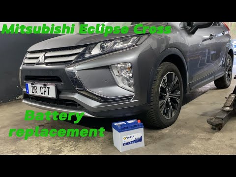 Mitsubishi Eclipse Cross battery replacement DIY how to change battery Batterie wechseln