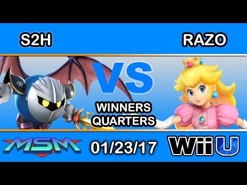 MSM 82 - FD | S2H (Meta Knight) Vs. THB | Razo (Peach) Winners Quarters - Smash Wii U