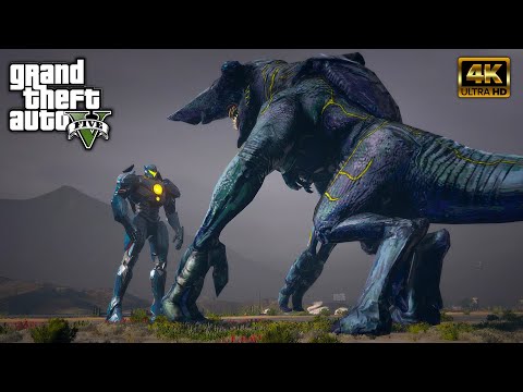 Gipsy Jaeger Vs Knifehead Kaiju  ( GTA V Mods )