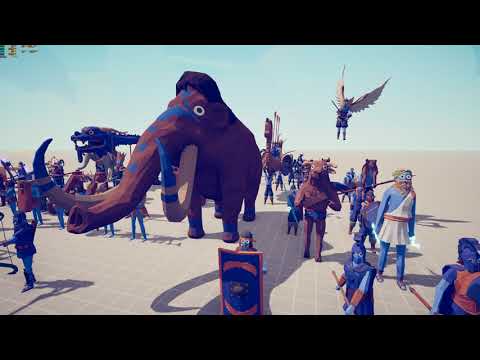 Dark Peasant against all units at the same time. Totally Accurate battle Simulator TABS.