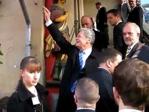 Bundespräsident Joachim Gauck besucht Duderstadt