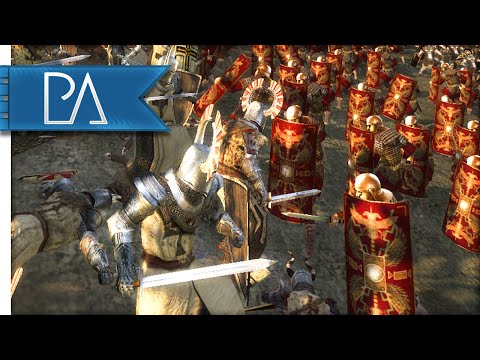 TEUTONIC ORDER VS ROMAN EMPIRE - Thera Total War Mod Gameplay