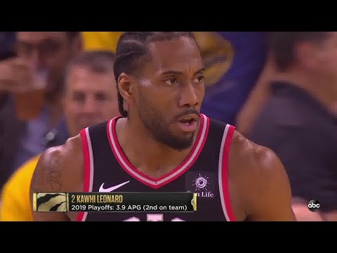 Kawhi Leonard All Game Actions 2019 NBA Finals Game 3 Raptors vs Warriors Highlights