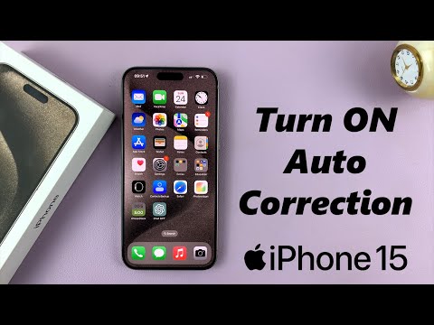 How To Turn ON Keyboard Auto Correction On iPhone 15 & iPhone 15 Pro