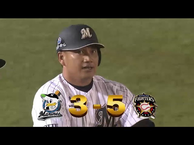 【7回裏】代打打率5割超え!! 頼れる男・マリーンズ井口が2点タイムリーヒット!! 2015/7/7 M-F