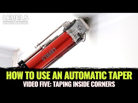 Automatic Drywall Taper How To: Tape Inside Corners | Video 5/6