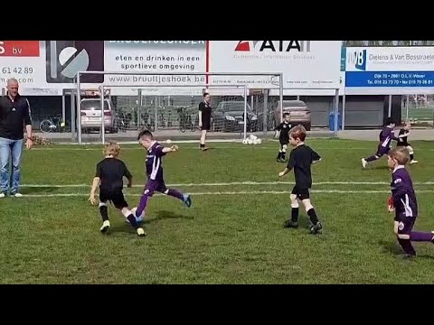 Football match KSK Wavria U6 B vs KVC Booischot U6 ⚽️ 06.04.2024 best of Eric and his friends