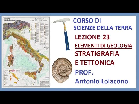 CORSO DI SCIENZE DELLA TERRA - Lezione 23 - IV Liceo - ELEMENTI DI GEOLOGIA