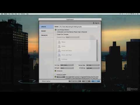 Free Download Recording and Editing Audio Video Pro Tools TUTORiAL
