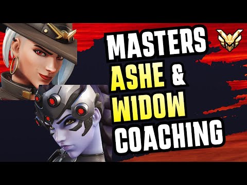 Masters Ashe/Widowmaker Coaching... definitely not ball (Micro and Positioning)