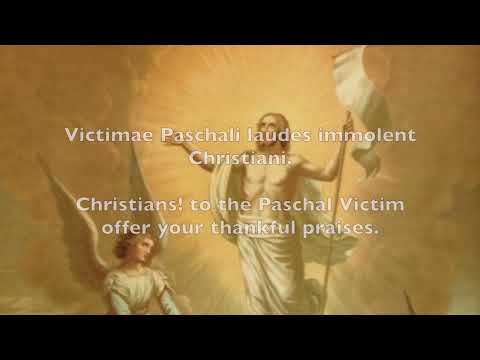 Victimae Paschali Laudes – Sekwencja Wielkanocna śpiewana łacińskim chorałem gregoriańskim