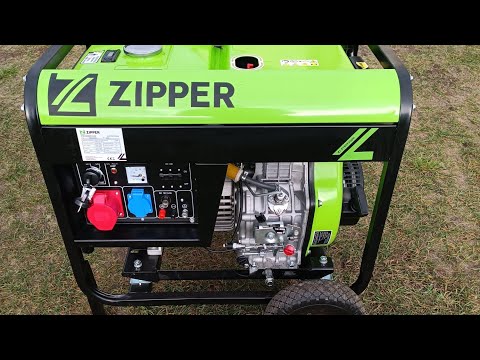 Agregat prądotwórczy, generator prądu ZIPPER ZI-STE6700DH Diesel. Krótka prezentacja. cz.1
