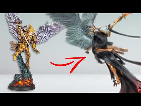 I Kitbashed Sanguinious's Black Rage Avatar - Building the Black Angel