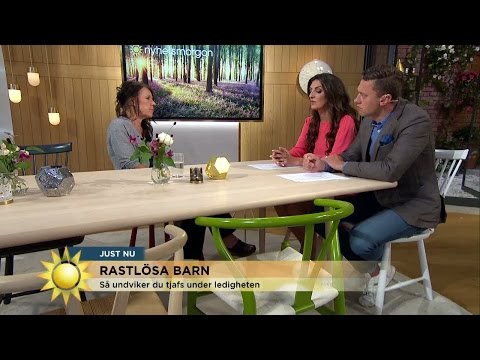 Så hanterar du rastlösa sommarlovsbarn - Nyhetsmorgon (TV4)