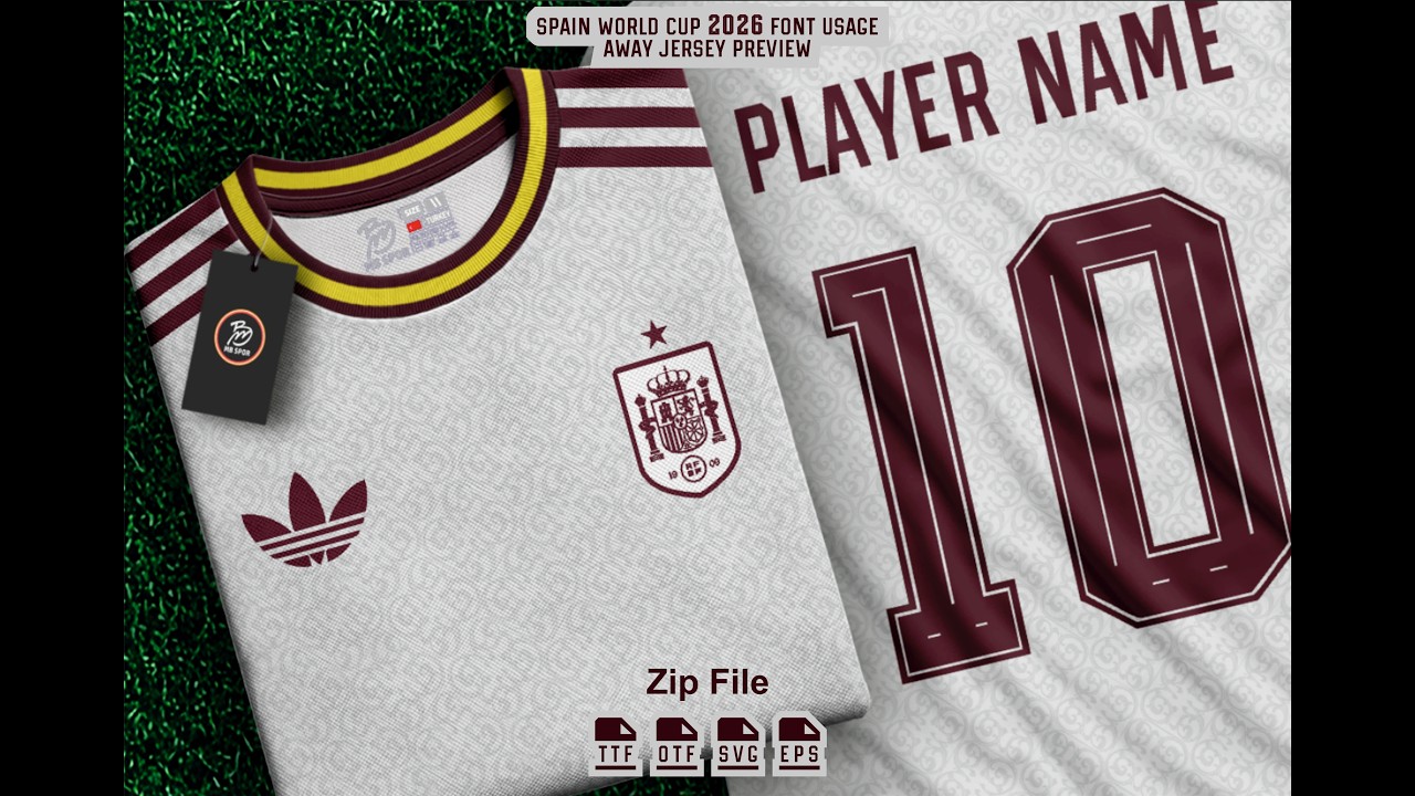 SPAIN WORLD CUP 2026 FONT  - TYPOGRAPHY  OFFICIAL FONT – FOR FREE DOWNLOAD MB SPOR