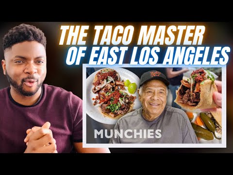 🇬🇧BRIT Reacts To THE TACO MASTER OF EAST LA! 🤤