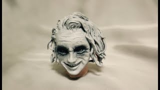 【フィギュア製作】ジョーカー作ってみた(ダークナイト) sculpting clay figure