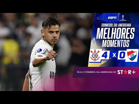 Gols e lances de Corinthians x Nacional-URU