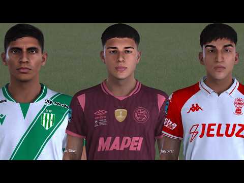 Facepack + Tattos - Argentinos V57 | Alexis González, César Ibáñez e Bruno Sepúlveda | PES 21 PC