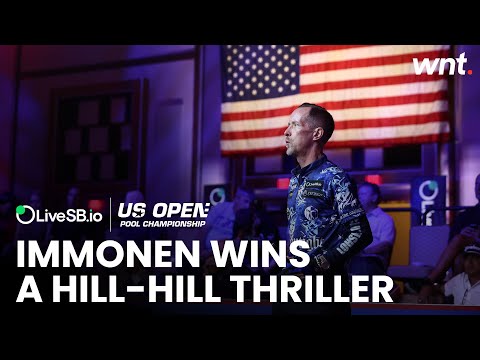 HILL-HILL THRILLER! Mika Immonen defeats Marc Bijsterbosch | 2025 US Open Pool Championship