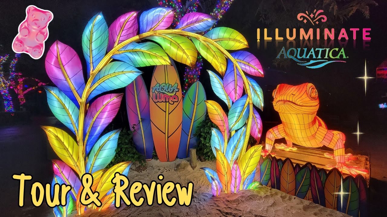 Aquatica Orlando Transforms Into a Lantern Festival! All-New Illuminate Tour & Review
