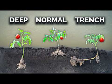 What Happens When You Transplant Tomatoes 3 Different Ways?