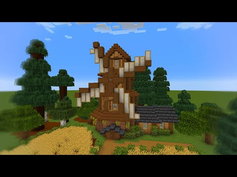 So EINFACH baust du eine Windmühle in Minecraft! | Minecraft 1.19 Deutsch