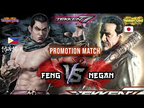 NEVER SAY DIE! Promotion Match?  - Tekken 7 - Feng Wei  [TiTAN_THOR] VS Negan from Japan