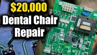 KaVo Dental Chair Controller Board Disaster – Blown Parts Everywhere